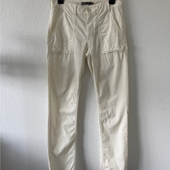 Vince Cream Straight Leg Pants - Picture 1 of 12